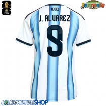 Maglie da calcio Argentina Julian Alvarez #9 Prima Maglia Femminile Mondiali 2026  Manica Corta
